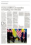 Trump zwabbert al maanden in houding over Oekraïne