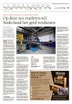 Op deze zes markten wil Nederland het geld verdienen