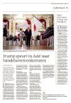 Trump speurt in Azië naar handelsovereenkomsten