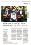 Mysterieuze sterfgevallen aan het hof van ‘tsaar Poetin’