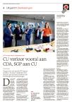 CU verloor vooral aan CDA, SGP aan CU