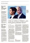 Ook na verlies is Wilders „een hele grote politieke factor”