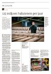 125 miljoen bakstenen per jaar