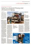 Ophef na uitspraak Trump over christenvervolging