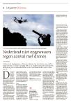 Nederland niet opgewassen tegen aanval met drones