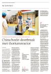 China boekt doorbraak met thoriumreactor
