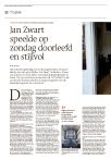 Jan Zwart speelde op zondag doorleefd en stijlvol