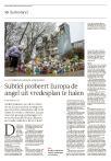 Subtiel probeert Europa de angel uit vredesplan te halen