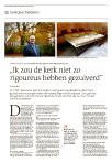 „Ik zou de kerk niet zo rigoureus hebben gezuiverd”