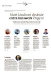 Moet kind met dyslexie extra huiswerk krijgen?