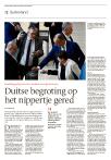 Duitse begroting op het nippertje gered