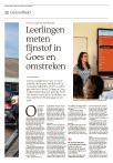 Leerlingen meten fijnstof in Goes en omstreken