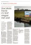 Hoe lokale fractie CU-SGP omgaat met asiel