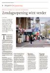 Zondagsopening wint verder terrein