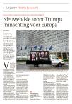 Nieuwe visie toont Trumps minachting voor Europa