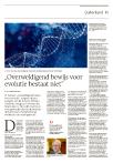 „Overweldigend bewijs voor evolutie bestaat niet”