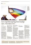 Een regenboogvlag beschadigt niet, woorden wel