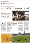 Opgeofferd voor natuurherstel