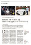 Brussel wil verbod op verbrandingsmotor afzwakken