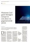 Waarom God geen behagen schept in een door AI gegenereerde preek