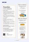 Puzzelen voor prijzen