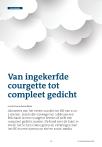 Van ingekerfde courgette tot compleet gedicht