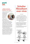 Scholier filosofeert over virus