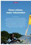 Geen reizen, meer inkomsten