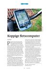 Koppige fietscomputer