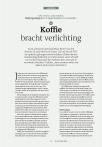 Koffie bracht verlichting