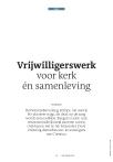 Vrijwilligerswerk voor kerk én samenleving