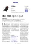Rul blad op het pad