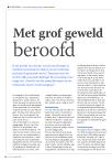 Met grof geweld beroofd