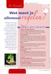 Wat moet je allemaal regelen?