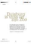 Duisburg is trots op zijn Zoo