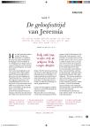 De geloofsstrijd van Jeremia