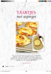 Taartjes met asperges