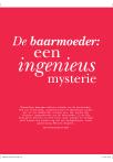 De baarmoeder: een ingenieus mysterie