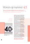 Wonen op nummer 40