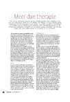 Meer dan therapie