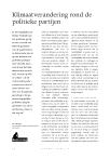 Klimaatverandering rond de politieke partijen