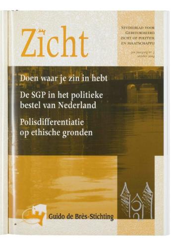 Nederlandse politieke partijen en de SGP