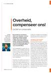 Overheid, compenseer ons!