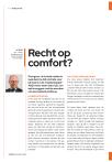 Recht op comfort?